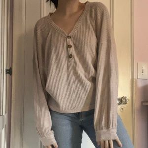 Super Cozy Waffle Knit American Eagle Soft & Sexy Plush Sweater Top!